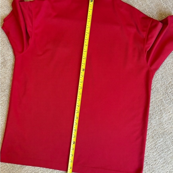Nike Golf Dri-Fit Polo Shirt w/ Budweiser Logo Red Men's Size Large - Picture 7 of 9